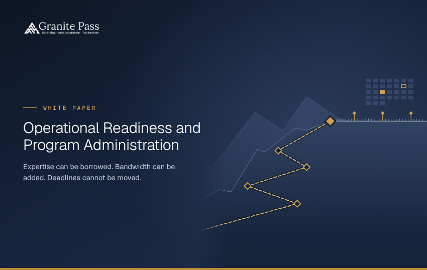 Operational Readiness and Program Administration 